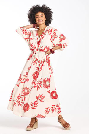 maxi jurk wit
