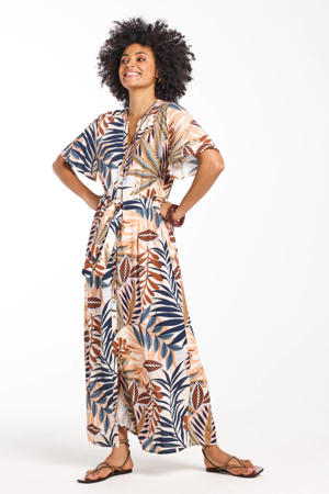 maxi jurk blauw