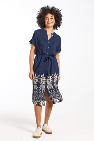 blousejurk donkerblauw