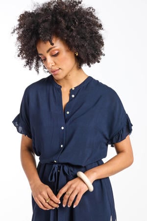 blousejurk donkerblauw