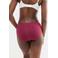 sloggi Basic+ midi hipsters (set van 4) - rood/bruin/wit