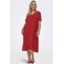 ONLY CARMAKOMA mini jurk rood