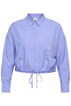 gestreepte blouse blauw