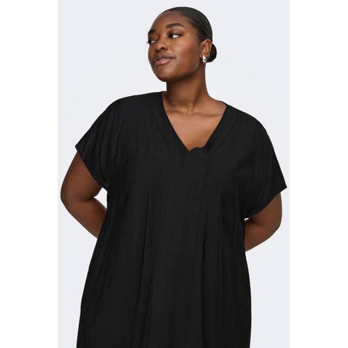 ONLY CARMAKOMA mini jurk zwart afbeelding