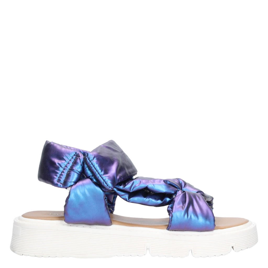 Paarse meisjes Vingino sandalen van textiel/synthetisch met klittenband