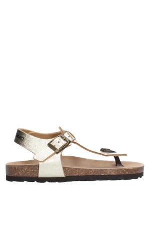 sandalen champagne/goud