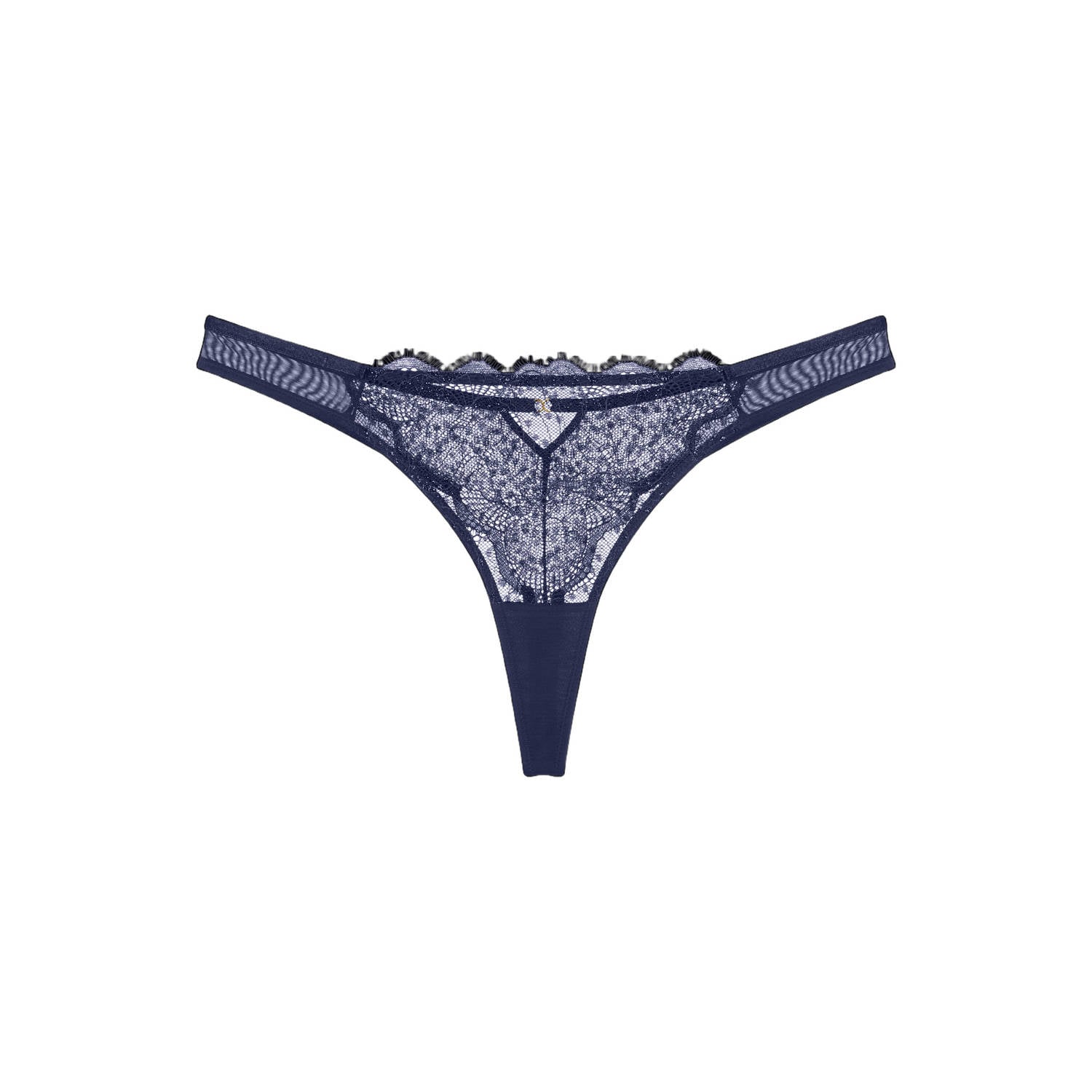 Triumph Amourette Sparkle string donkerblauw