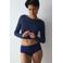 Triumph Pretty Micro maxislip - donkerblauw