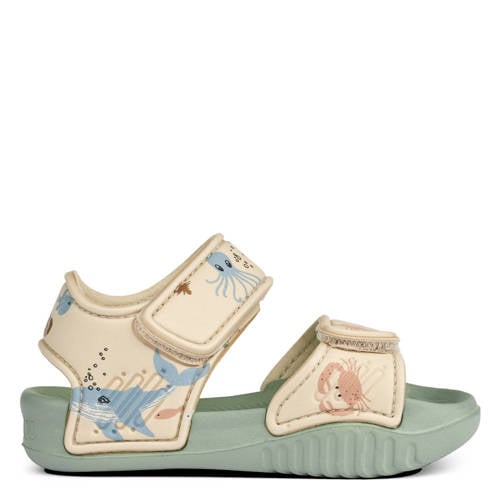 Liewood sandalen beige/lichtblauw