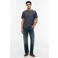 Tommy Hilfiger regular gestreept T-shirt donkerblauw