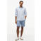Tommy Hilfiger regular fit gestreept overhemd - blauw