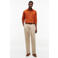 Tommy Hilfiger regular casual overhemd met linnen oranje