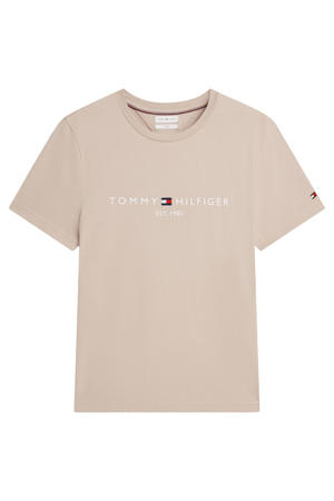 slim T-shirt beige