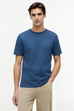 regular T-shirt donkerblauw