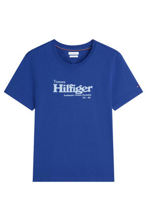 regular T-shirt blauw