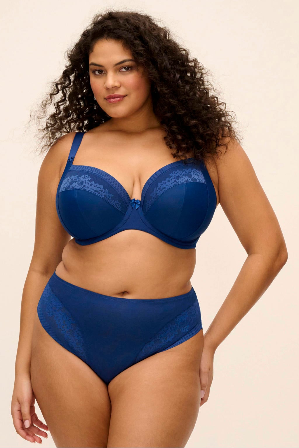 Elomi Nerina maxislip - donkerblauw