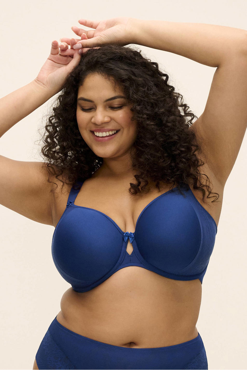 Elomi Nerina voorgevormde T-shirt-bh met beugel - donkerblauw
