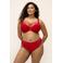 Elomi Brianna niet-voorgevormde plunge-bh met beugel - rood