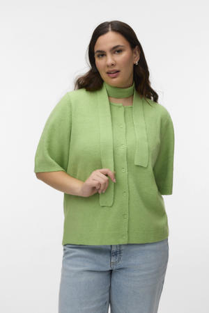 vest groen gebreid