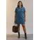 VERO MODA CURVE denim spijkerjurk