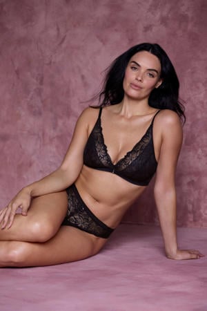 niet-voorgevormde bralette Abellia zwart
