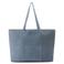 Manfield suede shopper blauw