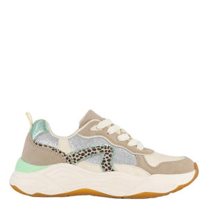 sneakers beige/groen