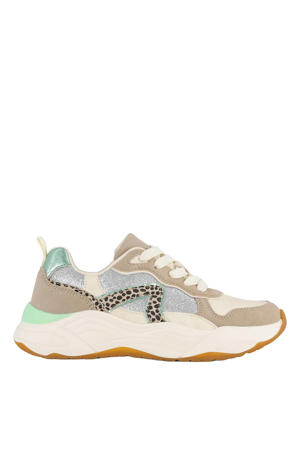 sneakers beige/groen