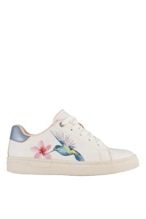 sneakers wit/blauw