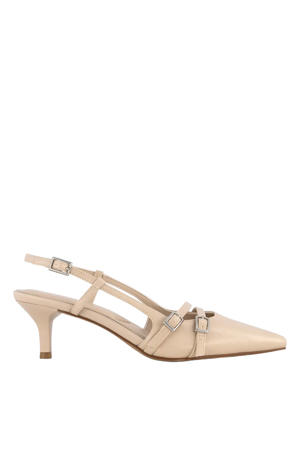 slingback pumps beige