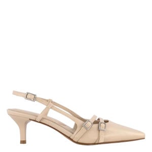 slingback pumps beige