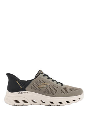 sneakers taupe/zwart