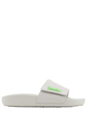 badslippers - lichtgrijs/groen