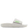 Bench badslippers - lichtgrijs/groen