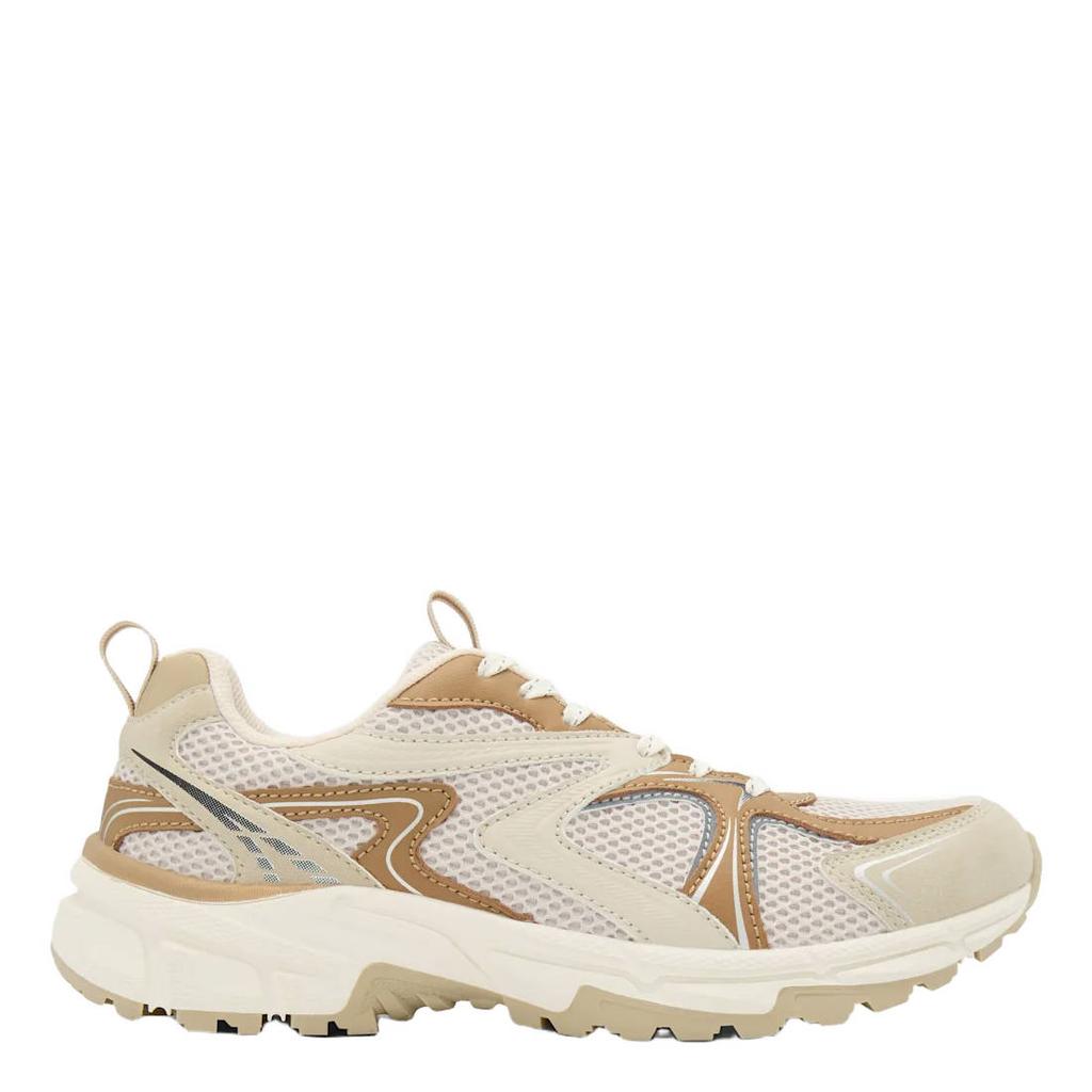 Beige heren Memphis One sneakers van synthetisch/textiel met veters