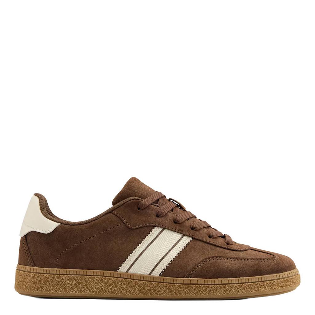 Bruine heren Memphis One suède sneakers met veters