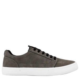leren sneakers grijs