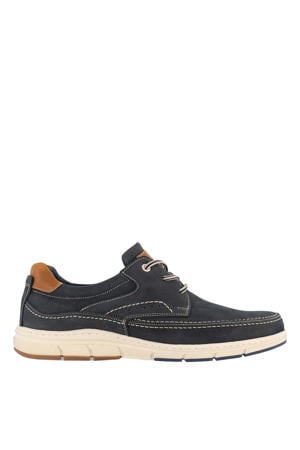 leren veterschoenen zwart