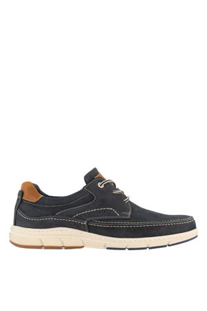 leren veterschoenen zwart