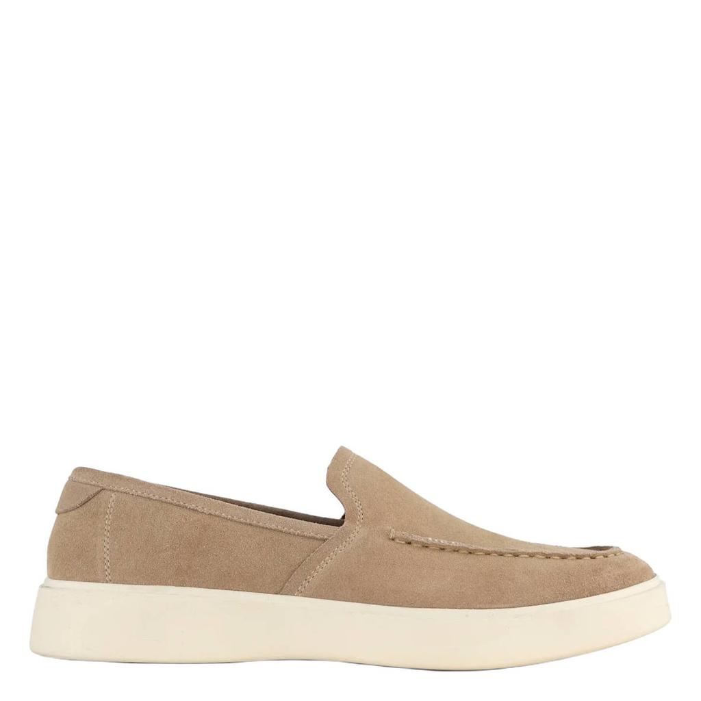 Taupe heren Memphis One suède loafers van leder/synthetisch