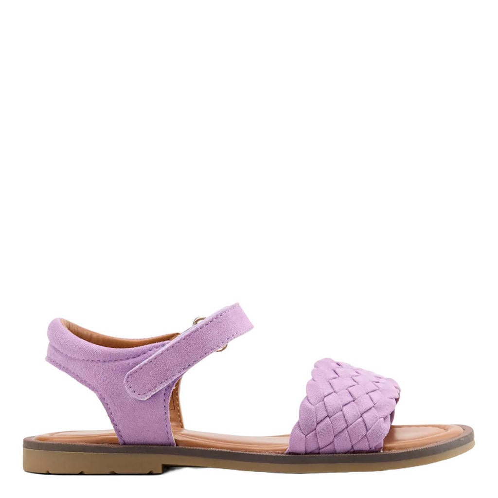 Lilakleurige meisjes Graceland sandalen van textiel/synthetisch met klittenband