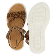 thumbnail: Graceland sandalen met panterprint bruin