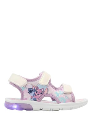 sandalen lila met lichtjes