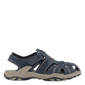 imitatieleren sandalen donkerblauw