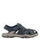 Easy Street imitatieleren sandalen donkerblauw