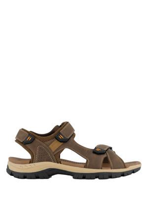 imitatieleren sandalen bruin