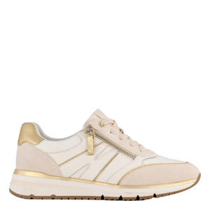 comfort leren sneakers goud