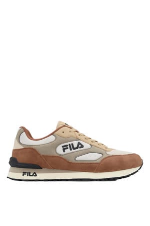 sneakers bruin/beige