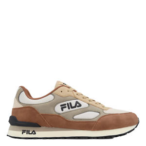 sneakers bruin/beige