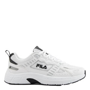 leren sneakers wit/zwart